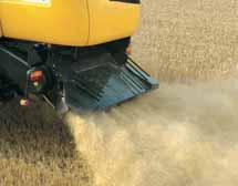 The high chopper speed of 3500rpm helps ensure the fine chopping and wide spreading of even the heaviest crops.