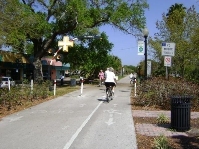 ALTERNATIVE TRANSPORTATION Bicycles Pinellas Trail helped spur the local