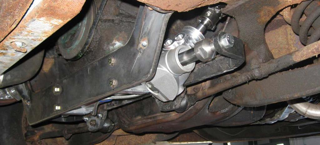 Flaming River Rack and Pinion Cradle Installation (Continued) Travel Bar OEM Inner Tie