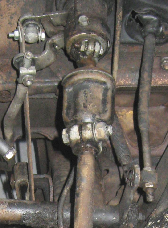 bolt that retains the coupler to the factory intermediate