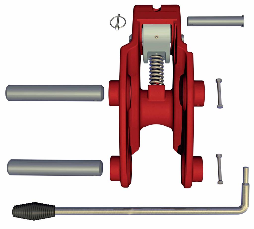 COMPONENT PARTS AND TOOLS REQUIRED Compact Couplers installed using nuts and bolts This Coupler is supplied with: a 2 x bolts and nuts (to secure bucket pins) b 1 x locking pin (for securing