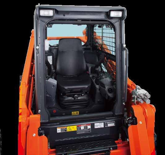 Exceptional Comfort Comfortable Cab Wider Cab Entrance A wider