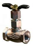 ACCESSORIES VALVES IN LINE HAND OPERATED VALVE MODEL PRESSURE RATING PSI THREAD SIZE 3230-003 200 (air)* ¼ NPT(F)
