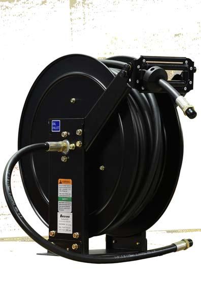 HOSE REELS PREMIUM EVX SERIES H O S E S R E E L S FEATURES & BENEFITS Large Hose capacity handles a maximum of 100 ft.