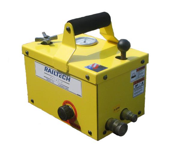 06500 HYDRAULIC INTENSIFIER The Railtech Matweld Hydraulic Intensifier is a complete, self-contained, safe, compact unit. The intensifier is designed to operate off of a 2000 PSI, 5 GPM power source.