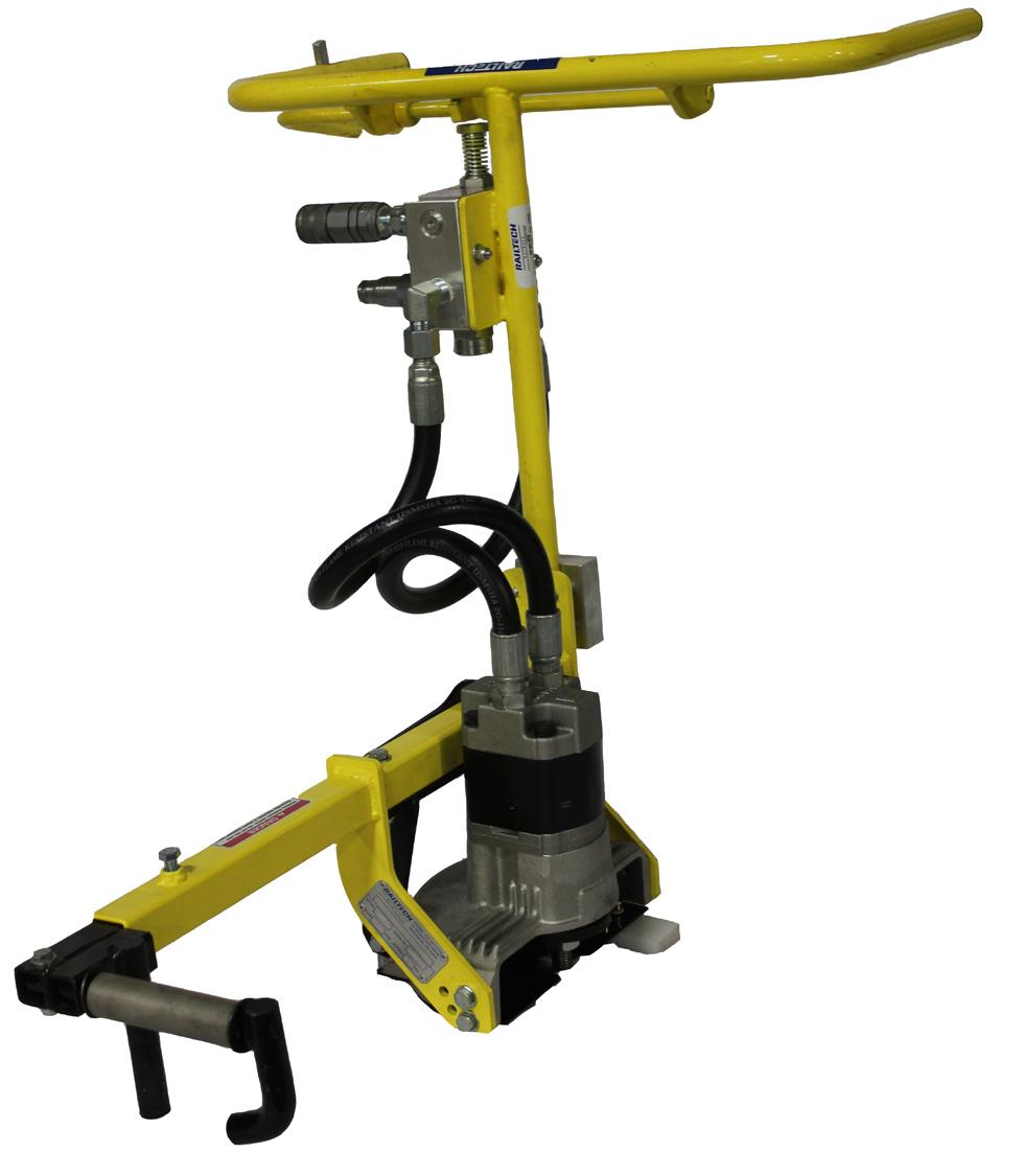 06950A MULTI-PURPOSE GRINDER The Railtech Matweld Multi-Purpose Grinder allows operators to remain in an ergonomic upright position while performing field weld grinding.