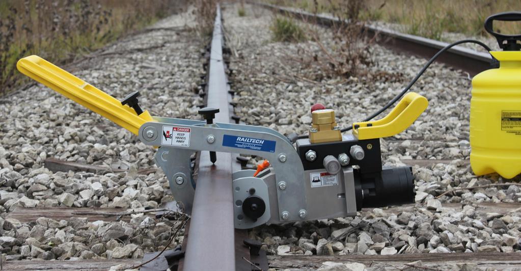03500 SELF-FEED RAIL DRILL The Railtech Matweld Self Feed Rail Drill is a lightweight maintenance tool that offers cost effective operation.