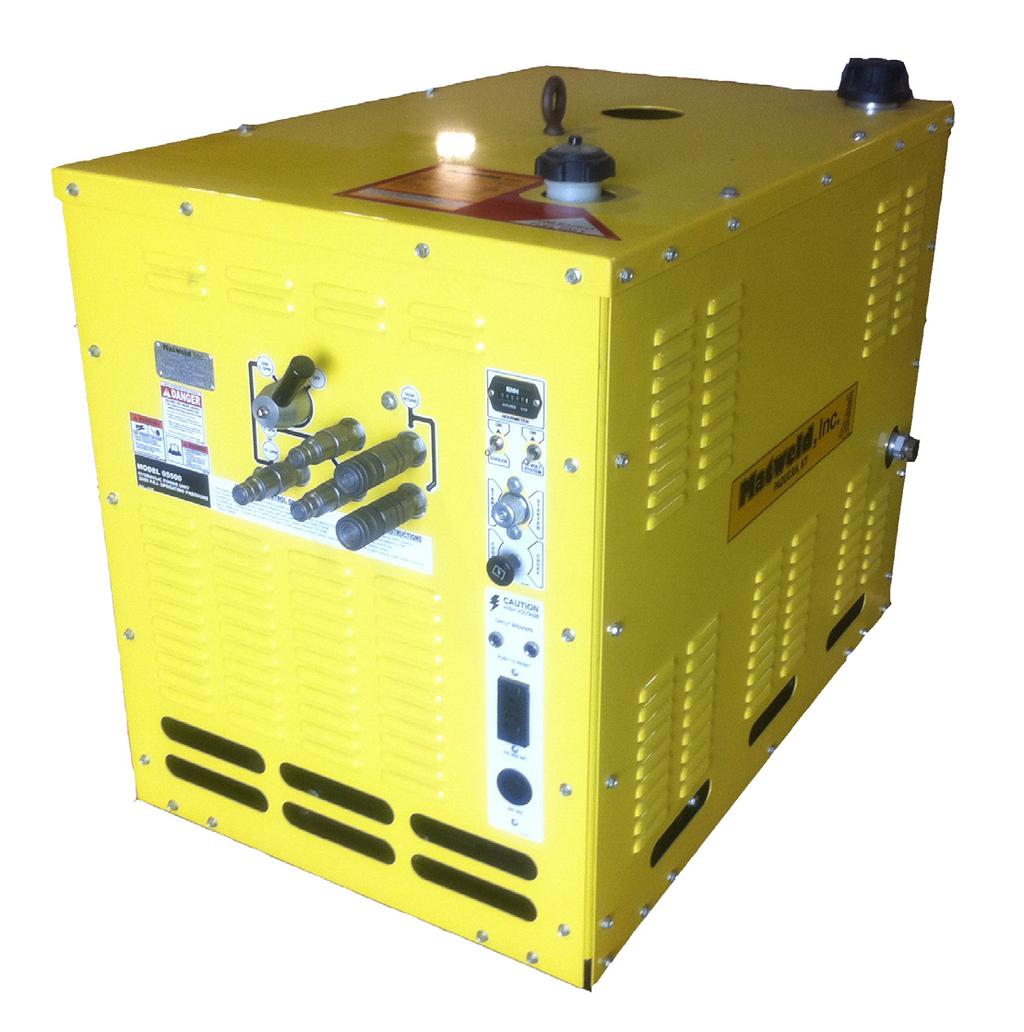 05500 TWIN POWER UNIT W/ GENERATOR The Railtech Matweld Twin Power Unit is designed to deliver two 5 GPM