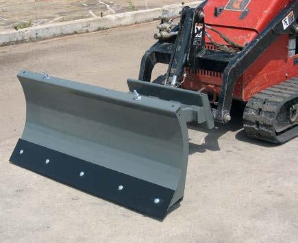 Mini Skid Steer Snow Blade Specifications Mini Skid Steer Snow Blades Designed for Mini Skid Steers / Compact Tool Carriers, this 50 snow blade is ideal for clearing sidewalks, eliminating hand