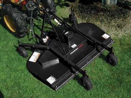 14 FINISH MOWERS REAR-MOUNT REAR-DISCHARGE TURF FLEXWING FINISH MOWER 15 Turn acres of grass into well-groomed acres of grass.
