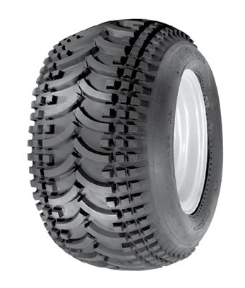 0 19 330@5 ALL TERRAIN VEHICLE MUD & SAND DUAL PURPOSE TREAD HEAVY CENTER BAR TREAD FOR MAXIMUM TRACTION AND CLEANOUT KNOBBY DESIGN IN SHOULDER AREA FOR ADDED TRACTION IN TURNS ARTICLE NO.