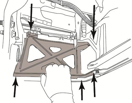 12 mm Socket (b) Pull the bumper inner cap away from the bumper and remove the two upper mounting screws holding the bracket in place (Fig. 3-2). Fig. 3-2 4.