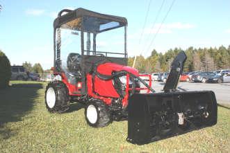 Snowblowers TYM Hydraulic Lift Semi commercial Application Mounts to the mid-pto of the tractor T254 Model 56 PTO Snowblower T234 & older Models T233 - T273 - T293 56 PTO
