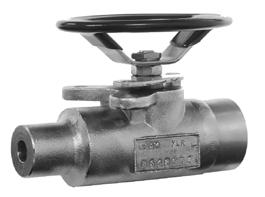 SERIES 6800 CAST BODY WITH BAR STOCK END Lock Washer Welded Instrumentation Valve with Integral Locking Plate Handle 3/4 (20 mm) body with 1/2, 3/4 or 1 (15, 20 or 25 mm) end connections are