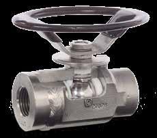 SERIES 4100 CAST BODY Welded Instrumentation Valve with Female Ends 3/4 (19 mm) body with 1/2, 3/4 or 1 (15, 20 or 25 mm) endplates are available.