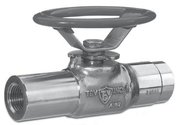 TBV ball valve features a fire-safe design that meet stringent refinery and chemical plant requirements.