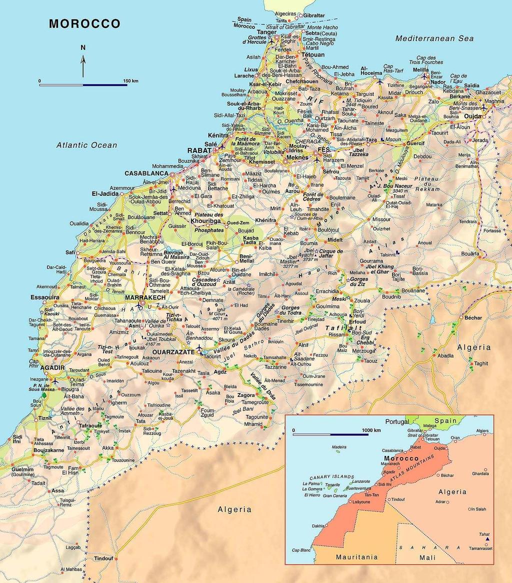 6. Project Location Map Figure 6-1 Project Location Map Main rock phosphate mines Khouribga, Benguerir, Youssoufia Jorf Lasfer Safi Casablanca Youssoufia Benguerir Khouribga Main ports of shipment