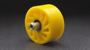 Rollers are made from long-lasting polyurethane, 20 thru 90 urometers.