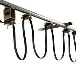 FESTOON & CONDUCTOr SYSTEMS Page FESTOONS SPECIALLY DESIGNED FOR OVERHEAD CRANES STEEL TRACK FESTOON SYSTEM KITS Install a high speed, smooth operating festoon system on an overhead crane or similar