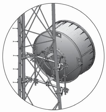 Tower Mounts Part Number Description Tower Face Mount With Dual Face Supports. Includes 4-1/2" OD x 63" (114.3 mm OD x 1.6 m) Antenna Pipe With 14" (355.6 mm) Stand-off and Two 2-3/8" x 63" (60.