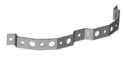 Waveguide Star Support Brackets Size: Mounts to: Lattice towers 3/4" (19.1 mm) and 7/16" (11.
