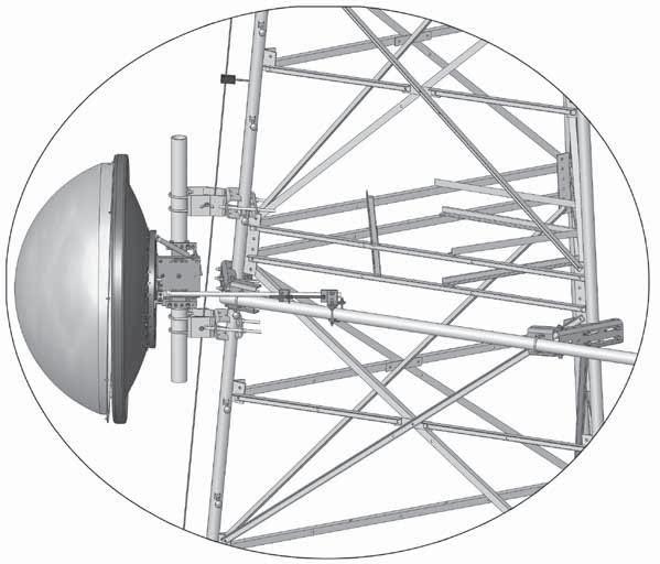 Tower Mounts Universal Pipe Mount Kits Part Number Description Size: Mounts to: Order Separately: Lattice towers 2-3/8" (60.3 mm) OD or 4-1/2" (114.