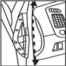 6) b) To rubber grommet in the firewall or the rubber boot of the steering column. (Fig.