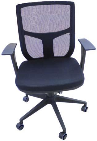 MESH OP Executive Chairs OI-2633 Leather look executive chair with gas & tilt function and stylish armrests.