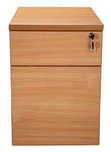Light Oak or Beech W404mm x D510mm x H595mm CMP Hinged Keys A4 & Foolscap Filing Height Adjustable Feet to DHP Fully