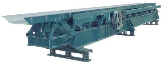 Standard Duty and Heavy Duty Designs Standard Duty Carman Standard Duty Vibrating Conveyors handle light and medium density materials at capacities to 40 TPH and conveying speeds up to 60 FPM.