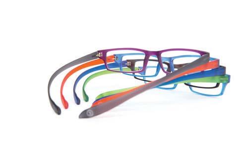 Plastic frame with neckholder temples With extra long temples Case 5 mm 6 mm 19 mm 160 mm Black