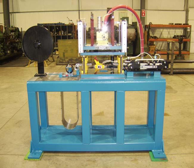 ATP3-0101 Press System 3 Ton Press system with reel, loop control sensor, precision guide system, enclosure, and air feed Press