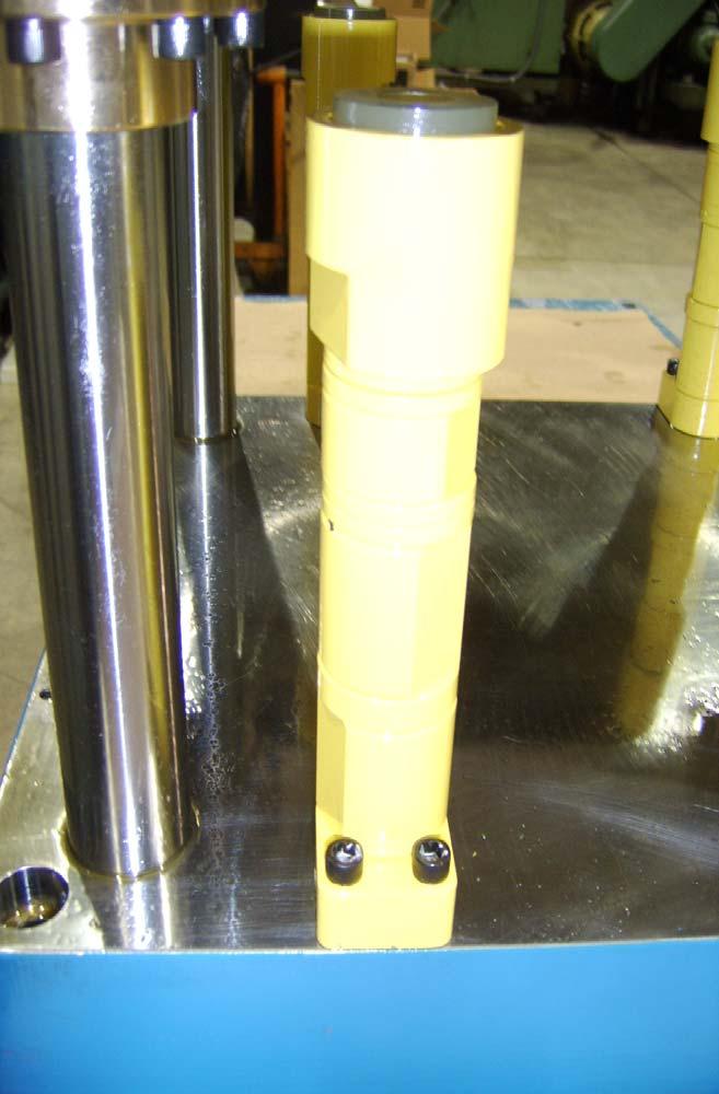 Polyurethane stops reduces tool and die wear Adjustable Ram