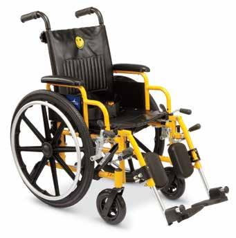 Excel Kidz Pediatric Wheelchairs» Adjustable telescoping handles for caregiver comfort» Treaded, flat-free tires for safe riding» Anti-tippers included» Flip-back desk-length arms» Detachable