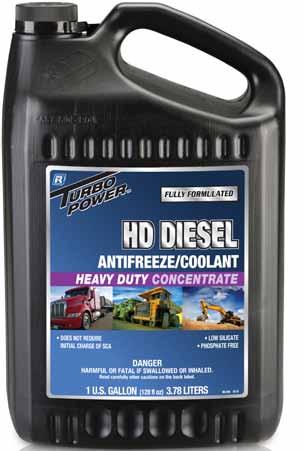 TM ANTIFREEZE/COOLANT Recommended for use in automotive and heavy duty applications, including truck, off-road, marine and farm engines Low silicate and phosphate free Prevents corrosion of brass,