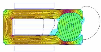 Afterwards, we develop a new model Somaloy SM; the model is obtained at a direct and simple replacement of the stator laminations with SMC material, while the rotor is kept the same.