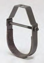 3104 - Light-uty levis Hanger 3104F - Light-uty levis Hanger - Felt Lined 3104 - Light-uty levis Hanger - PV oated Size Range: 1 /2 (15mm) to 4 (100mm) pipe Function: Recommended for the suspension