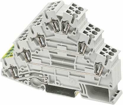 8WH2 Spring-Loaded Terminals 8WH four-tier motor terminals Overview Terminal size 2.5 mm² The four-tier motor terminals with terminal size 2.5 mm² are ideal for the compact wiring of AC loads.