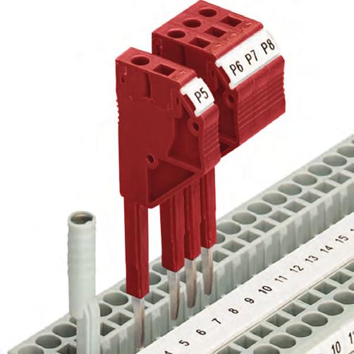 Overview Technical specifications With two clamping points 8WH through-type terminals The through-type terminals have an impressive space-saving design and offer optimized handling.