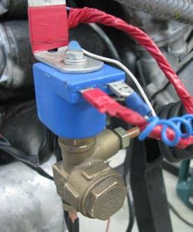 The following items are also included in the plant: a LPG solenoid valve (Figure 3.
