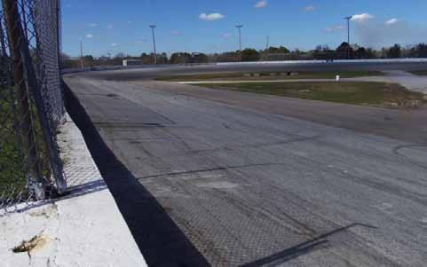 Testing conditions: Temperature range 82 F 85 F and 70% humidity RESEARCH & DEVELOPMENT Testing Location: Orlando Speedworld, 3/8 mile oval track, in Orlando, Florida Figure 2: Orlando Speedworld