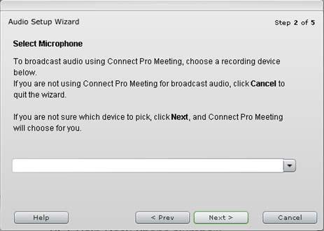 How to Complete the Audio Setup Wizard
