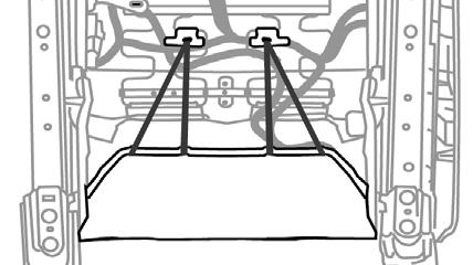 Figure 8 TE: Use caution when inserting the DVD headrest posts to prevent damage/scratching of seat post guides and seating surface. Driver TE: Verify headrestraint material and color. Fig. 9 5.
