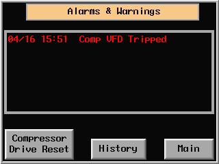 1.When New Alarm message is flashing on main screen, there are two options to activate alarm definition: - press New Alarm message - press MENU & press Alarms & Warnings key (FIG.2).