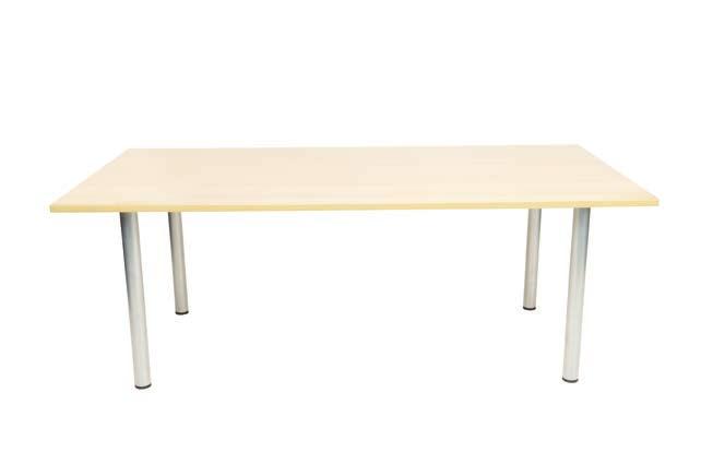 OFFICE ESSENTIALS Tables Boardroom Furniture 25mm Tops 3mm ABS Edging 60mm Diameter Tubular Legs BDT400