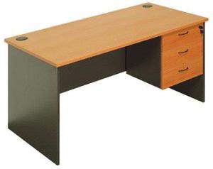 1 OF 6 Straight Desk 119 Features 5mm thick tops and Pictured with optional Pedestal: 99 100W x 600D x 75H: 119