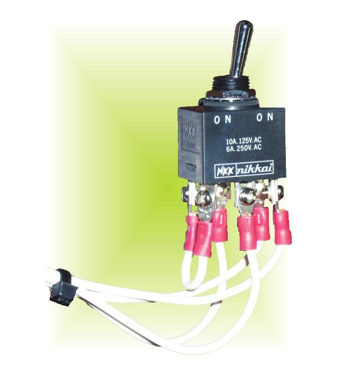 AGM Isolating Safety Switch with Cover (Optional Item C7-SWC) The AGM isolating safety switch allows the guidance sign power control & circuitry to be isolated from the airfield CCR circuit,