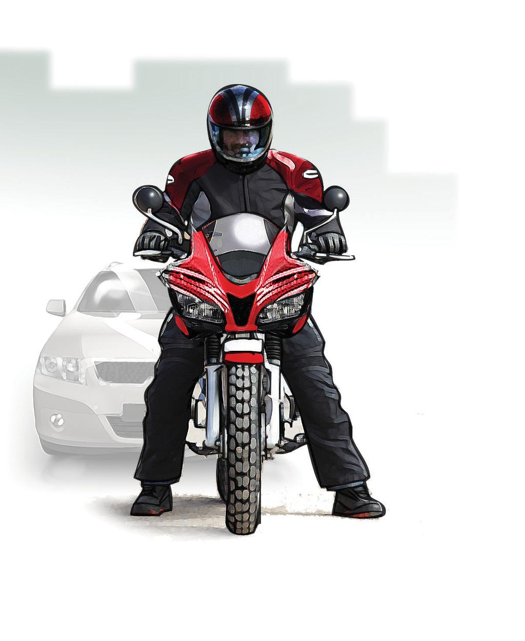 Move the motorcycle off its stand, and be sure that the stand is secure and in an upright position.