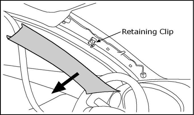 11. INTERIOR PREPARATION 7. Pry off the trim panel along the bottom door seal from the seat to the footwell on the driver side. Repeat for passenger side. 8.