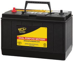HEAVY-DUTY BATTERIES 1 FEATURES & BENEFITS DUAL-PURPOSE BATTERIES Delivers premium performance that meets most cranking, reserve capacity and accessory power needs Alliance Group 31 design fits most
